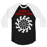 Jane's Addiction 3/4 Sleeve Shirt | Artistshot