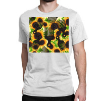 Afro Comb Sunflower Classic T-shirt | Artistshot