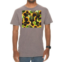 Afro Comb Sunflower Vintage T-shirt | Artistshot