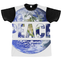 World Peace Support Earth Peace Day Lover Graphic Graphic T-shirt | Artistshot