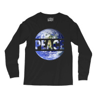 World Peace Support Earth Peace Day Lover Graphic Long Sleeve Shirts | Artistshot