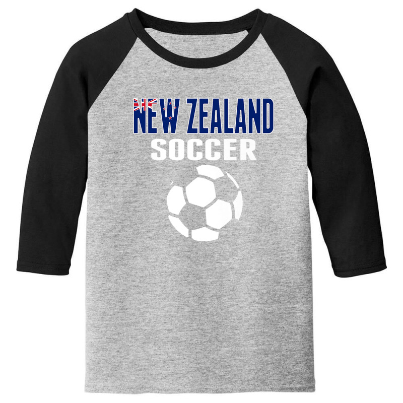 New Zealand Soccer Fans Jersey Support New Zealand Youth 3/4 Sleeve | Artistshot