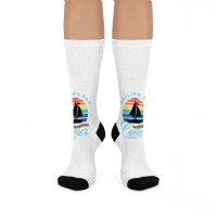 Mens Sailing Dad   Sailboat Sail Boating Captain S Crew Socks | Artistshot