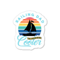 Mens Sailing Dad   Sailboat Sail Boating Captain S Sticker | Artistshot