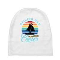 Mens Sailing Dad   Sailboat Sail Boating Captain S Baby Beanies | Artistshot