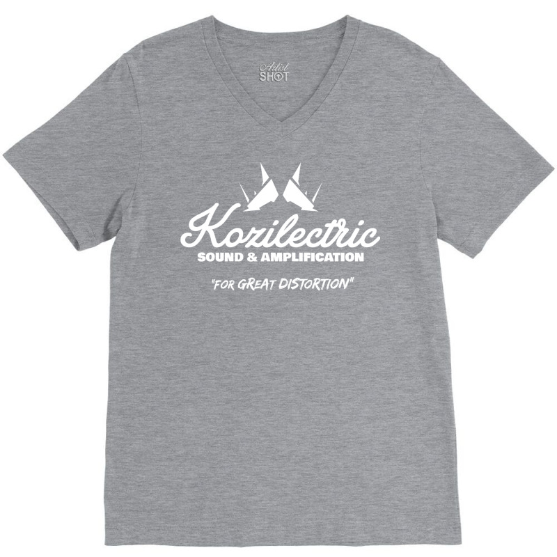 Kozilectric Sound & Amplification 5 V-Neck Tee by fettekolatz | Artistshot