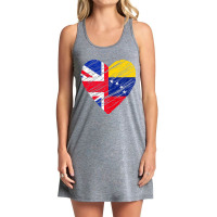 Venezuela Great Britain Heart Uk Flag Venezuelan F Tank Dress | Artistshot