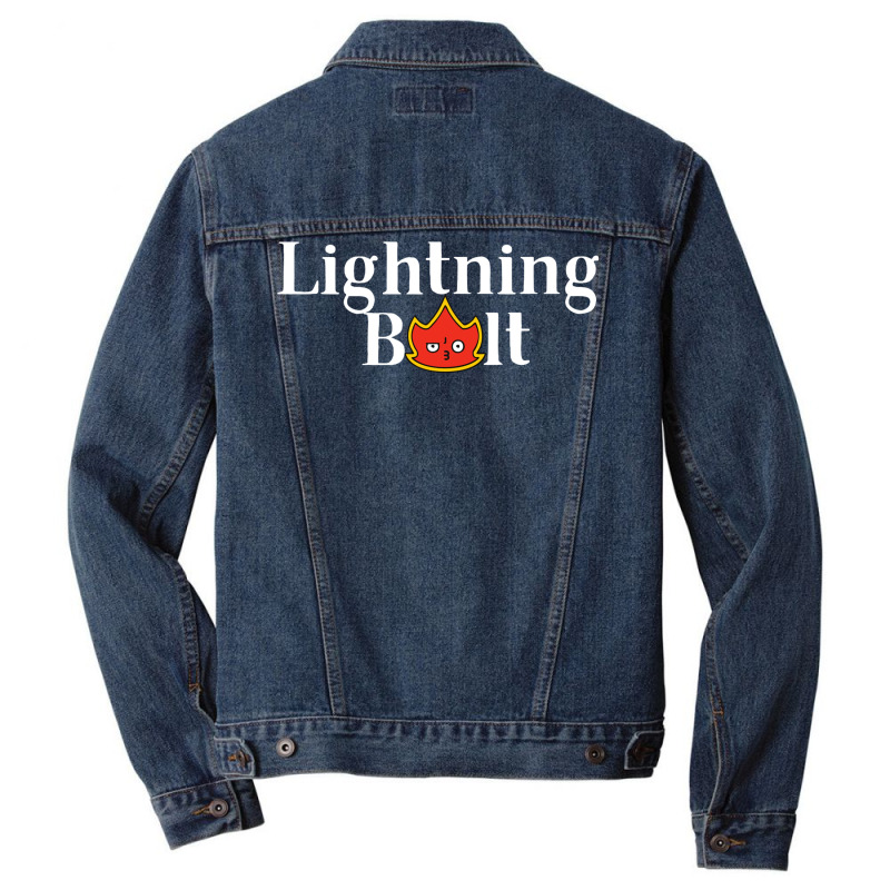 Lightning Bolt Mtg Inspired 1 Men Denim Jacket by fettekolatz | Artistshot