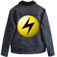 Lightning Energy Unisex Sherpa-lined Denim Jacket | Artistshot