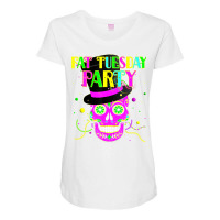 Fat Tuesday Mardi Gras Shirts Mardi Gras Costume M Maternity Scoop Neck T-shirt | Artistshot