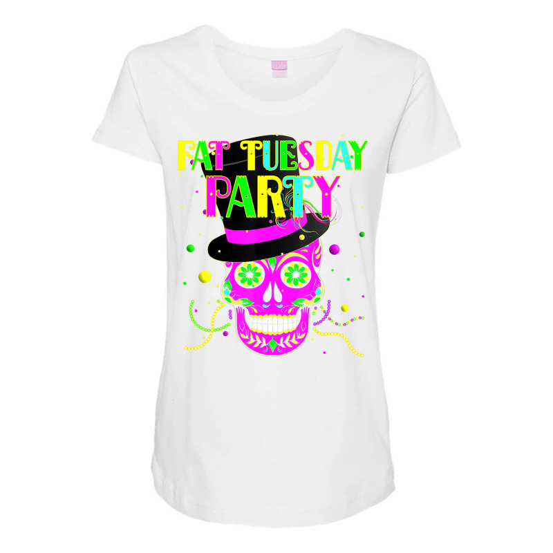 Fat Tuesday Mardi Gras Shirts Mardi Gras Costume M Maternity Scoop Neck T-shirt by mheny | Artistshot