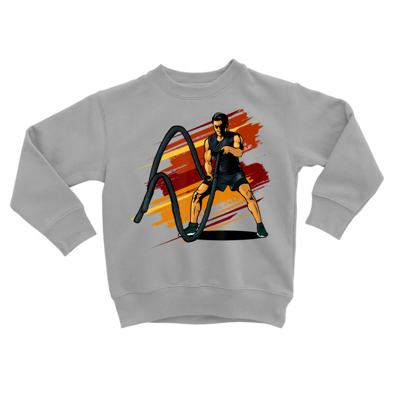 Cool Battle Rope Design T Shirt Toddler Sweatshirt | Artistshot