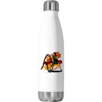 Cool Battle Rope Design T Shirt Stainless Steel Water Bottle | Artistshot