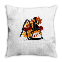 Cool Battle Rope Design T Shirt Throw Pillow | Artistshot