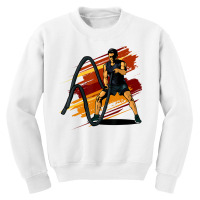 Cool Battle Rope Design T Shirt Youth Sweatshirt | Artistshot