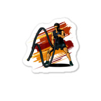 Cool Battle Rope Design T Shirt Sticker | Artistshot