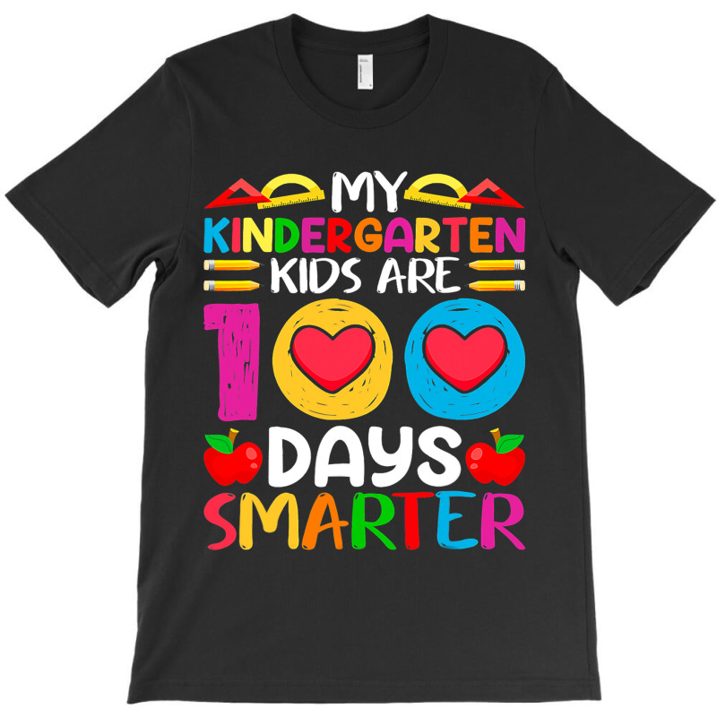 Funny 100 Days Of School And Still Poppin Kinderga T-shirt | Artistshot