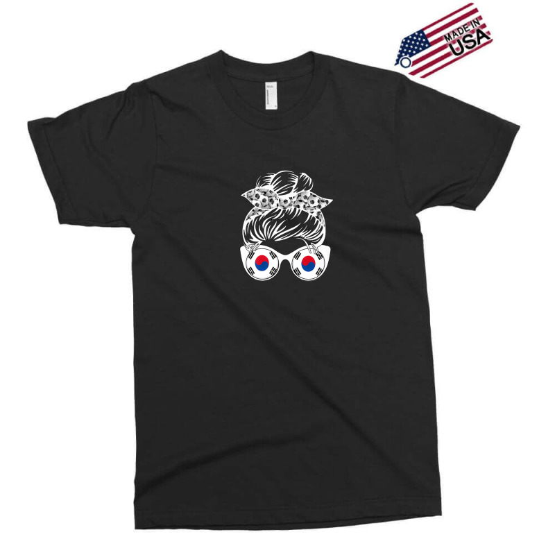 South Korea Football Messy Bun Exclusive T-shirt | Artistshot