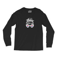 South Korea Football Messy Bun Long Sleeve Shirts | Artistshot