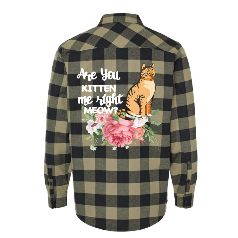 Cat Maine Coon Gift Kidding Kitten Meow Pussycat Flannel Shirt | Artistshot