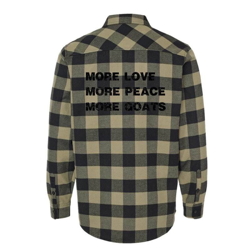 More Love More Peace More Goats Flannel Shirt by hoainv | Artistshot