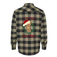 Fa La La La Llama Christmas Llama Flannel Shirt | Artistshot