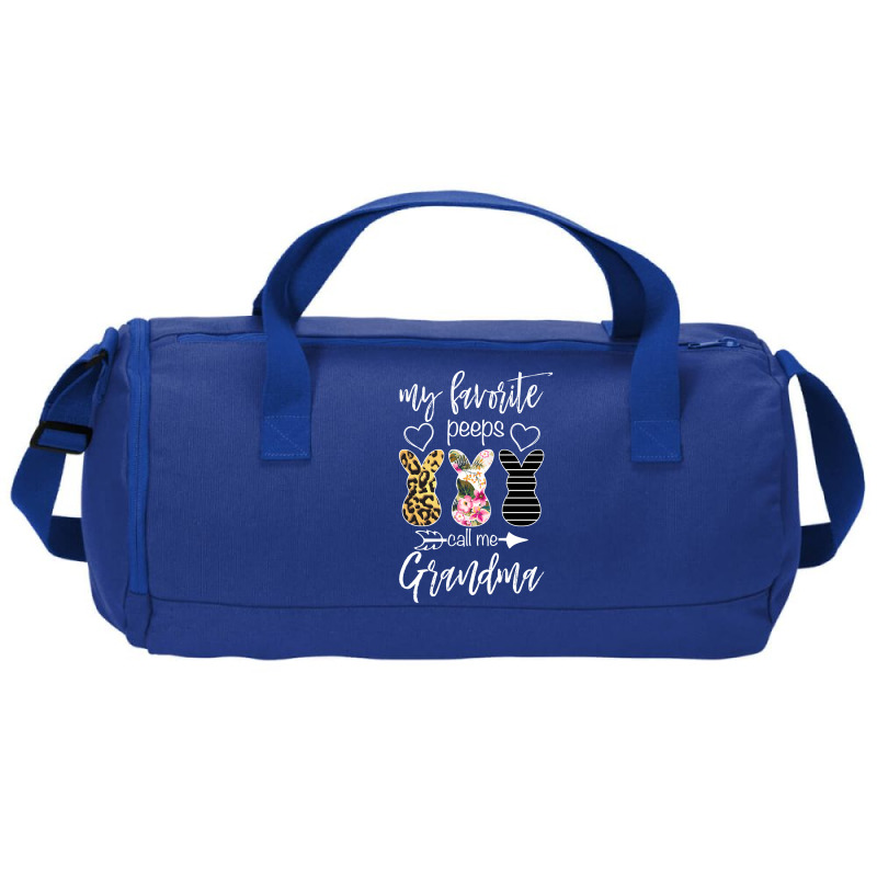 My Favorite Peeps Call Me Grandma For Dark Duffel Bag | Artistshot