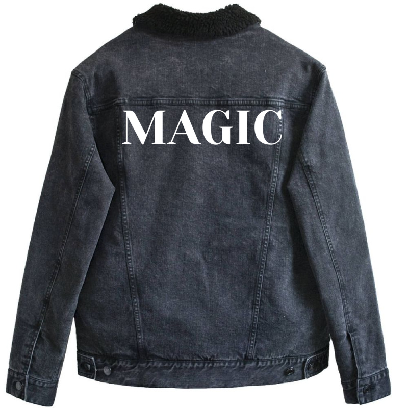 Magic 1 Unisex Sherpa-Lined Denim Jacket by fettekolatz | Artistshot