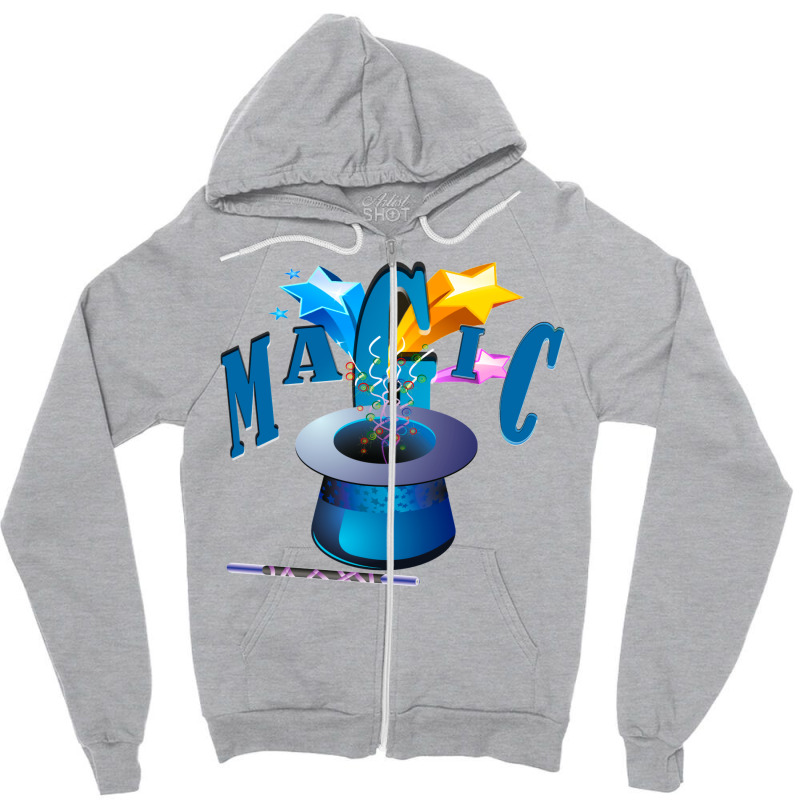 Magic And Stars Zipper Hoodie by fettekolatz | Artistshot