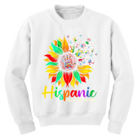 Women Men National Hispanic Heritage Month Sunflow Youth Sweatshirt | Artistshot