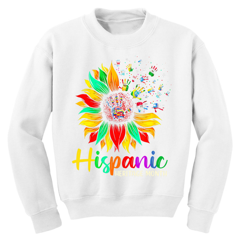 Women Men National Hispanic Heritage Month Sunflow Youth Sweatshirt by galloywa | Artistshot