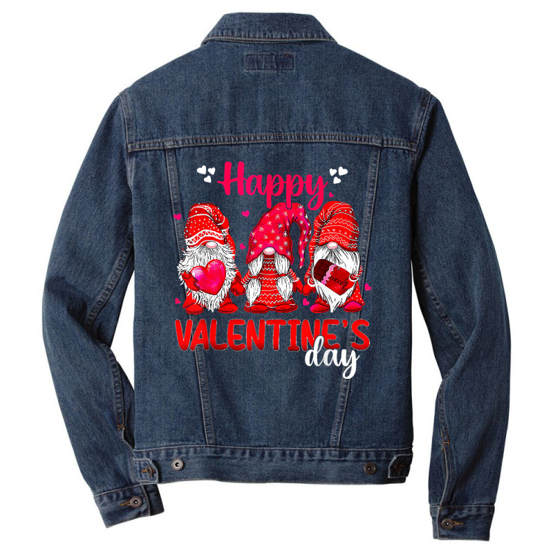 Cute Love Gnome Squad Happy Valentine Gnome T Shir Men Denim Jacket | Artistshot