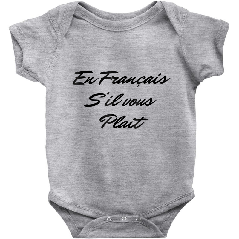 En Francais S'il Vous Plait T Shirt   French Sayin Baby Bodysuit by lavinia | Artistshot