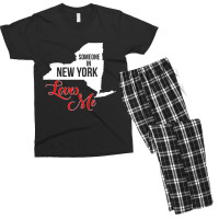 Someone In Ny Loves Me T Shirt Men's T-shirt Pajama Set | Artistshot