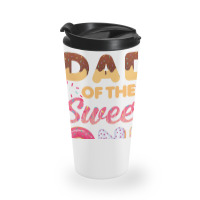 Dad Of Sweet One First Birthday Donut Theme T Shir Travel Mug | Artistshot