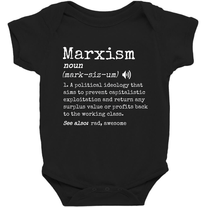 Democratic Socialism Rad Karl Marx Funny Marxism D Baby Bodysuit by calguaa | Artistshot