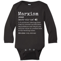 Democratic Socialism Rad Karl Marx Funny Marxism D Long Sleeve Baby Bodysuit | Artistshot