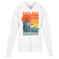 Endless Summer Waves T Shirt Youth Zipper Hoodie | Artistshot