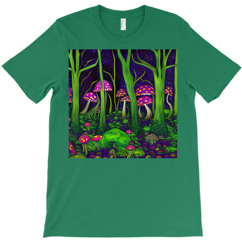 Magic Mushrooms In The Forest 20 T-Shirt by fettekolatz | Artistshot