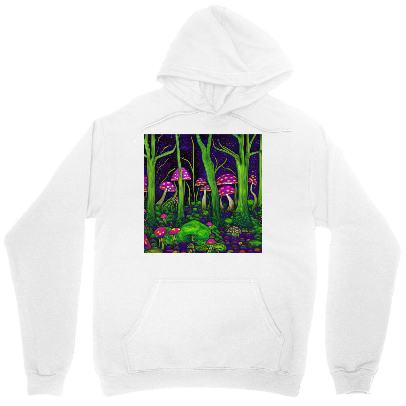 Magic Mushrooms In The Forest 20 Unisex Hoodie by fettekolatz | Artistshot