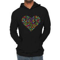 Colorful Polka Dot Heart International Dot Day Nov Lightweight Hoodie | Artistshot