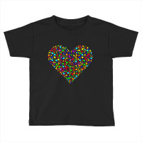 Colorful Polka Dot Heart International Dot Day Nov Toddler T-shirt | Artistshot