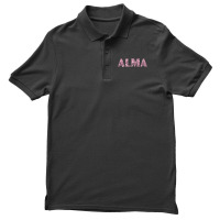 Womens Alma Heart Pink T Shirt Men's Polo Shirt | Artistshot