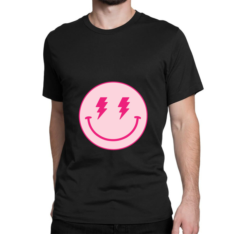 Lightning Bolt Happy Face Motivation Classic T-shirt by Yuh2105 | Artistshot