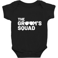 Groomsmen Groom Squat Men Bachelor Supplies Party Baby Bodysuit | Artistshot