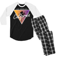 California Los Angeles Usa America T Shirt Men's 3/4 Sleeve Pajama Set | Artistshot