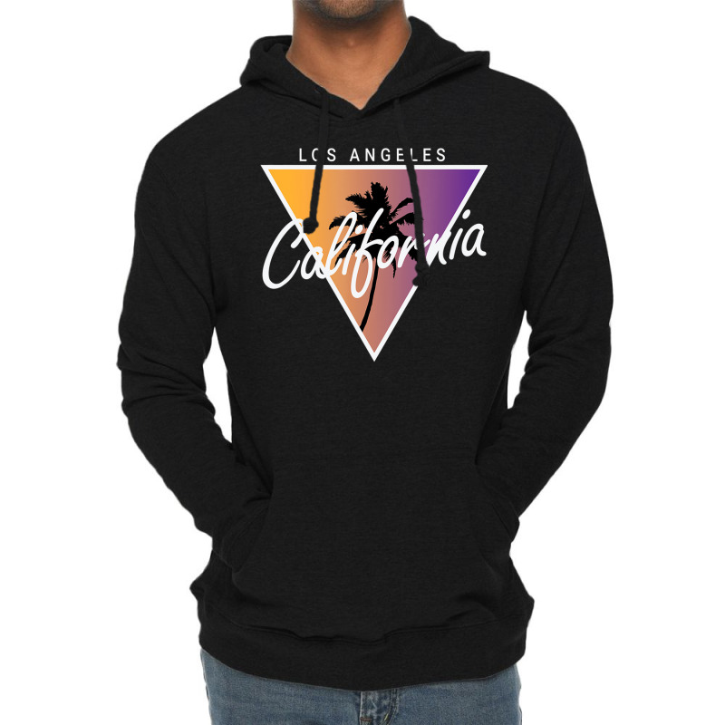 California Los Angeles Usa America T Shirt Lightweight Hoodie by mheny | Artistshot