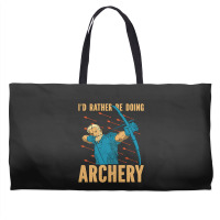 Archery Id Rather Be Arrow Shooting Target Wear Bo Weekender Totes | Artistshot