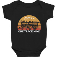 I Have A One Track Mind Railroad Collector Model T Baby Bodysuit | Artistshot