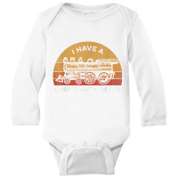 I Have A One Track Mind Railroad Collector Model T Long Sleeve Baby Bodysuit | Artistshot